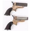 Image 6 : PAIR OF SHARPS 1B 22 PEPPERBOX PISTOLS