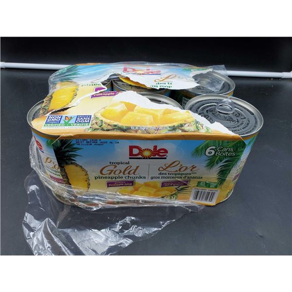 Dole Tropical Gold Pineapple Chunks (6 x 540ml)
