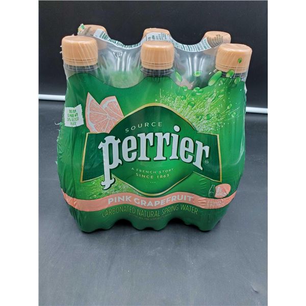 Carbonated Natural Spring Water Perrier-Pink Grapefruit (6 x 500ml)