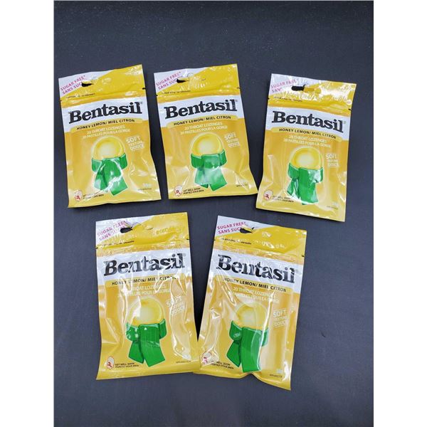 Bentasil Honey Lemon Throat Lozenges (5 x 38g)