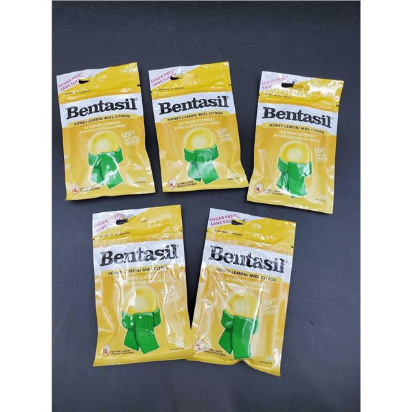 Bentasil Honey Lemon Throat Lozenges (5 x 38g)