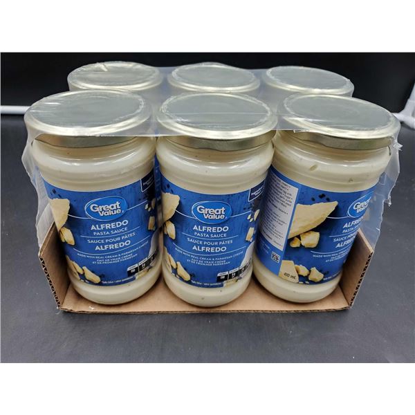 Great Value Alfredo Pasta Sauce (6 x 410ml)