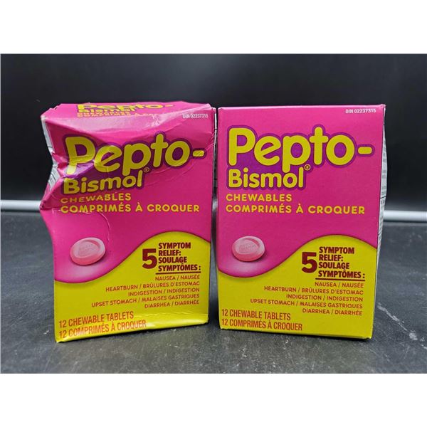 Pepto Bismol Chewables (2 x 12)