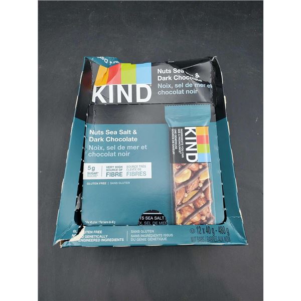 Kind Nuts Sea Salt & Dark Chocolate Bars (12 x 40g)