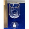 Image 2 : Gold Rim Wine Glass (x4)