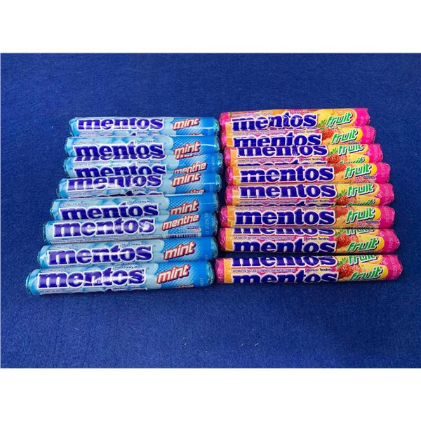 Lot of Fuity and Mint Mentos Candy (16 x 37g)