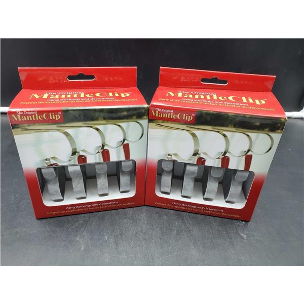 Mantle Clip For Stockings (2 x 4)