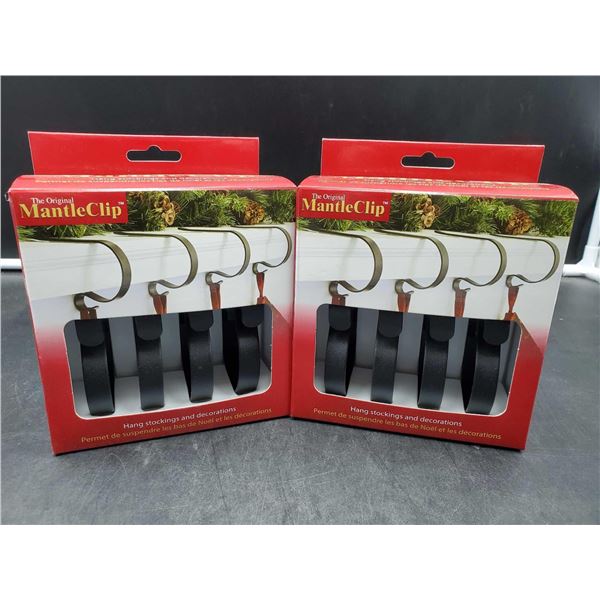 Mantle Clip For Stockings (2 x 4)