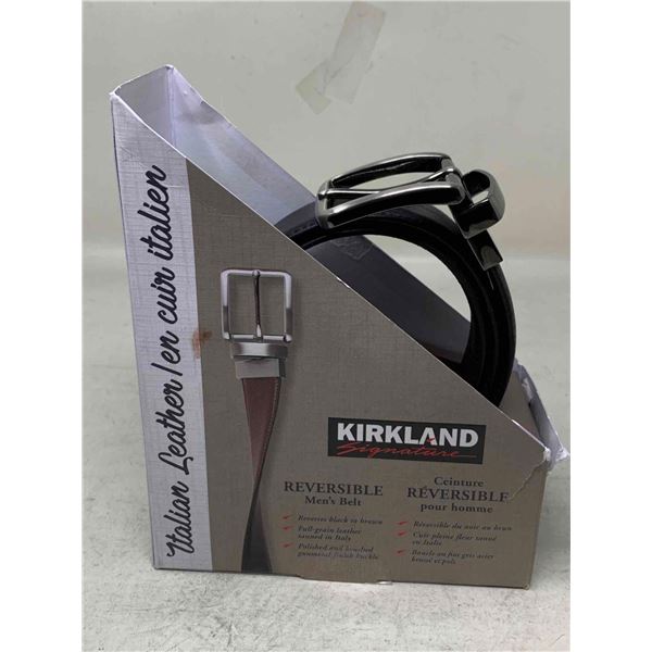 Kirkland Reversible Italian Leather Belt (pant 32, belt 34)