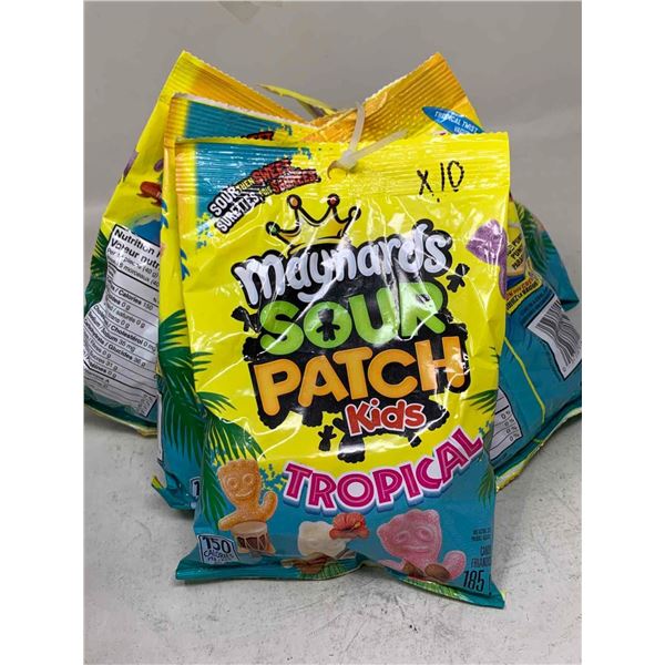 Maynards Sour Patch Kids-Tropical (10 x 185g)