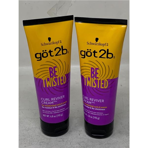 Schwarzkopf Got2b Be Twisted Curl Reviver Cream (2 x 193g)