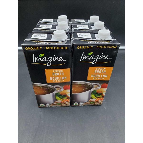 Organic Imagine Chicken Broth (6 x 1L)