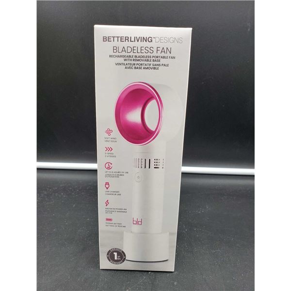 Betterliving Designs Portable Bladeless Fan with Removable Fan