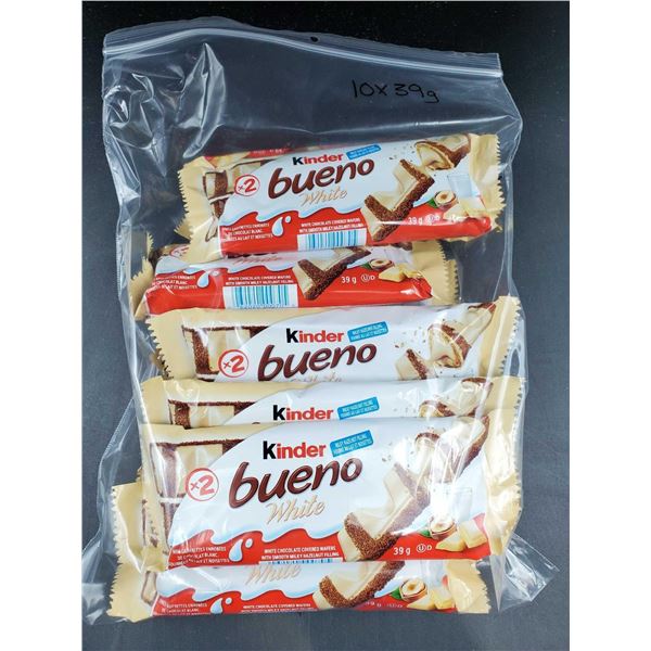 Kinder Bueno White Candy Bars (10 x 39g)