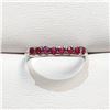 Image 1 : Silver Ruby Ring (~Size 0) (~length 0 inches), Suggested Retail Value $200