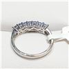 Image 4 : Silver Tanzanite Ring (~Size 0) (~length 0 inches), Suggested Retail Value $300