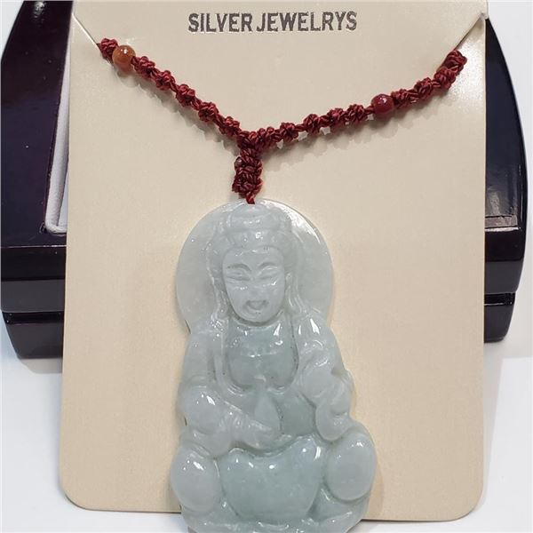 Carved Jadeit Necklace (~Size 0) (~length 0 inches), Suggested Retail Value $240