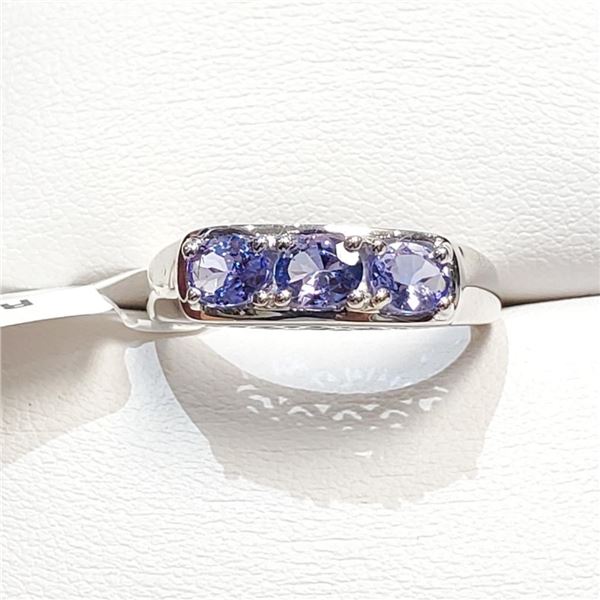 Silver Tanzanite Ring (~Size 0) (~length 0 inches), Suggested Retail Value $200