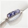 Image 2 : Silver Tanzanite Ring (~Size 0) (~length 0 inches), Suggested Retail Value $200