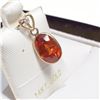 Image 2 : 14K Yellow Gold Garnet(1.75ct) Diamond(0.01ct) Pendant (~Size 0) (~length 0 inches), Suggested Retai