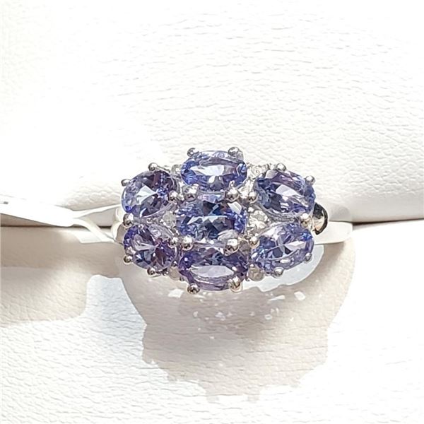 Silver Tanzanite Ring (~Size 0) (~length 0 inches), Suggested Retail Value $420