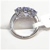 Image 4 : Silver Tanzanite Ring (~Size 0) (~length 0 inches), Suggested Retail Value $420