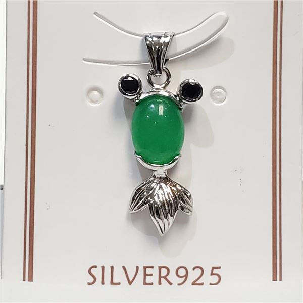Silver Genuine Gemstone Pendant (~Size 0) (~length 0 inches), Suggested Retail Value $100