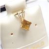 Image 2 : 10K Yellow Gold Citrine Pendant (~Size 0) (~length 0 inches), Suggested Retail Value $100