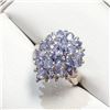 Image 3 : Silver Tanzanite(3ct) Ring (~Size 0) (~length 0 inches), Suggested Retail Value $300