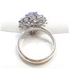 Image 4 : Silver Tanzanite(3ct) Ring (~Size 0) (~length 0 inches), Suggested Retail Value $300