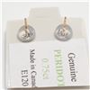 Image 4 : 14K Yellow Gold Peridot(0.75ct) Earrings (~Size 0) (~length 0 inches), Suggested Retail Value $240