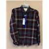 Image 1 : Mens Weatherproof Plaid Button Up Top Size L