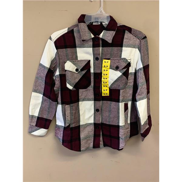 The BC Clothing Co. Ladies Plaid Button Up Size S