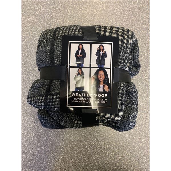 Weatherproof Reversible Plush Jacket Size S/M