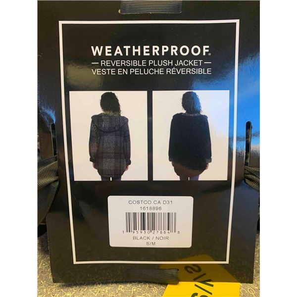 Weatherproof Reversible Plush Jacket Size S/M