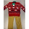 Image 1 : 2 Piece Kids Holiday Sweater Set Size 8