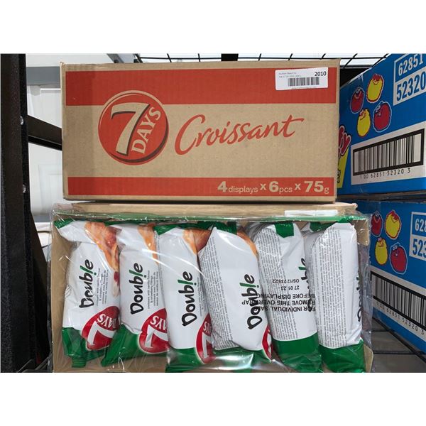 CASE LOT 7 Days croissants 4 x 6 x 75g
