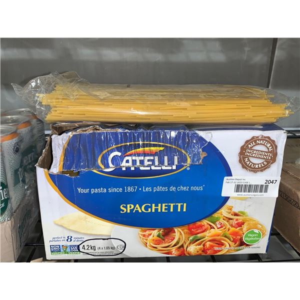 CASE LOT Catelli spaghetti 4 x 1.05kg