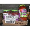 Image 1 : CASE LOT Great value tomato basil pasta sauce 6 x 700ml