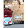 Image 1 : CASE LOT Compliments cranberry raspberry juice 6 x 1.89L