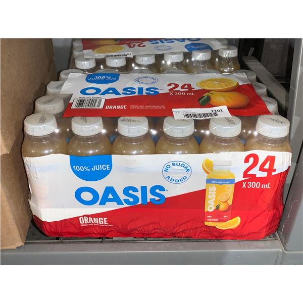 CASE LOT Oasis orange juice 24 x 300ml