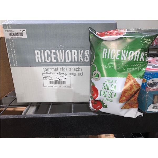 CASE LOT Rice works gourmet rice snacks 12 x 155g