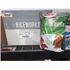 Image 1 : CASE LOT Rice works gourmet rice snacks 12 x 155g