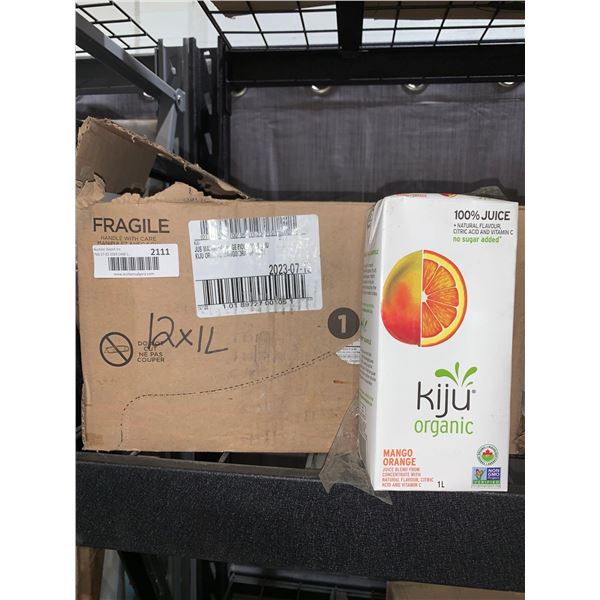 CASE LOT Kiju mango orange 12 x 1L