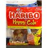 Image 2 : CASE LOT Haribo happy cola candy 12 x 175g