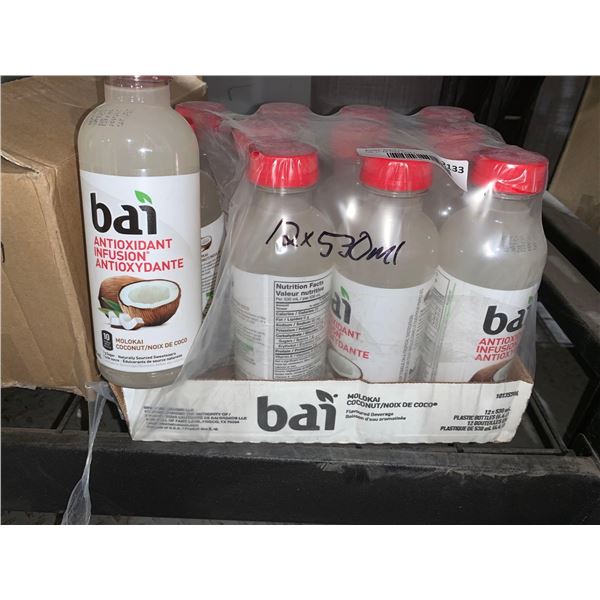 CASE LOT Bai antioxidant coconut flavor 12 x 530ml