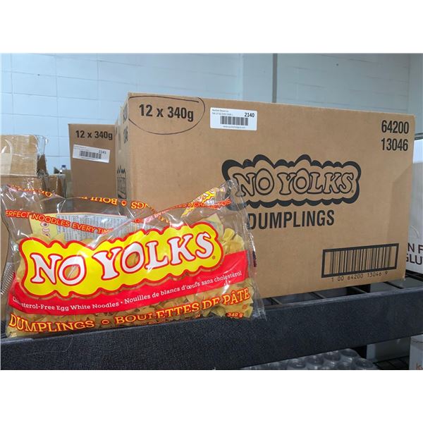 CASE LOT No yolk dumpling noodles 12 x 340g