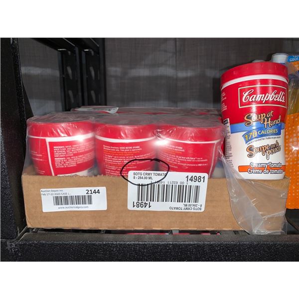 CASE LOT Campbells creamy tomato soup 8 x 284ml