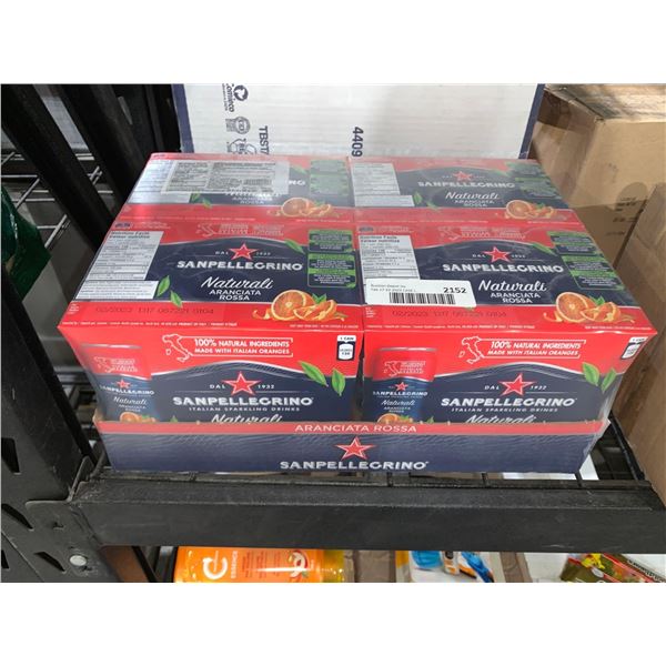 CASE LOT S. Pellegrino aranciata rossa 4 pack