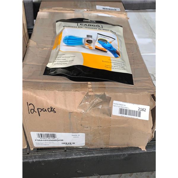 CASE LOT Cargo wellness kit 12 packs